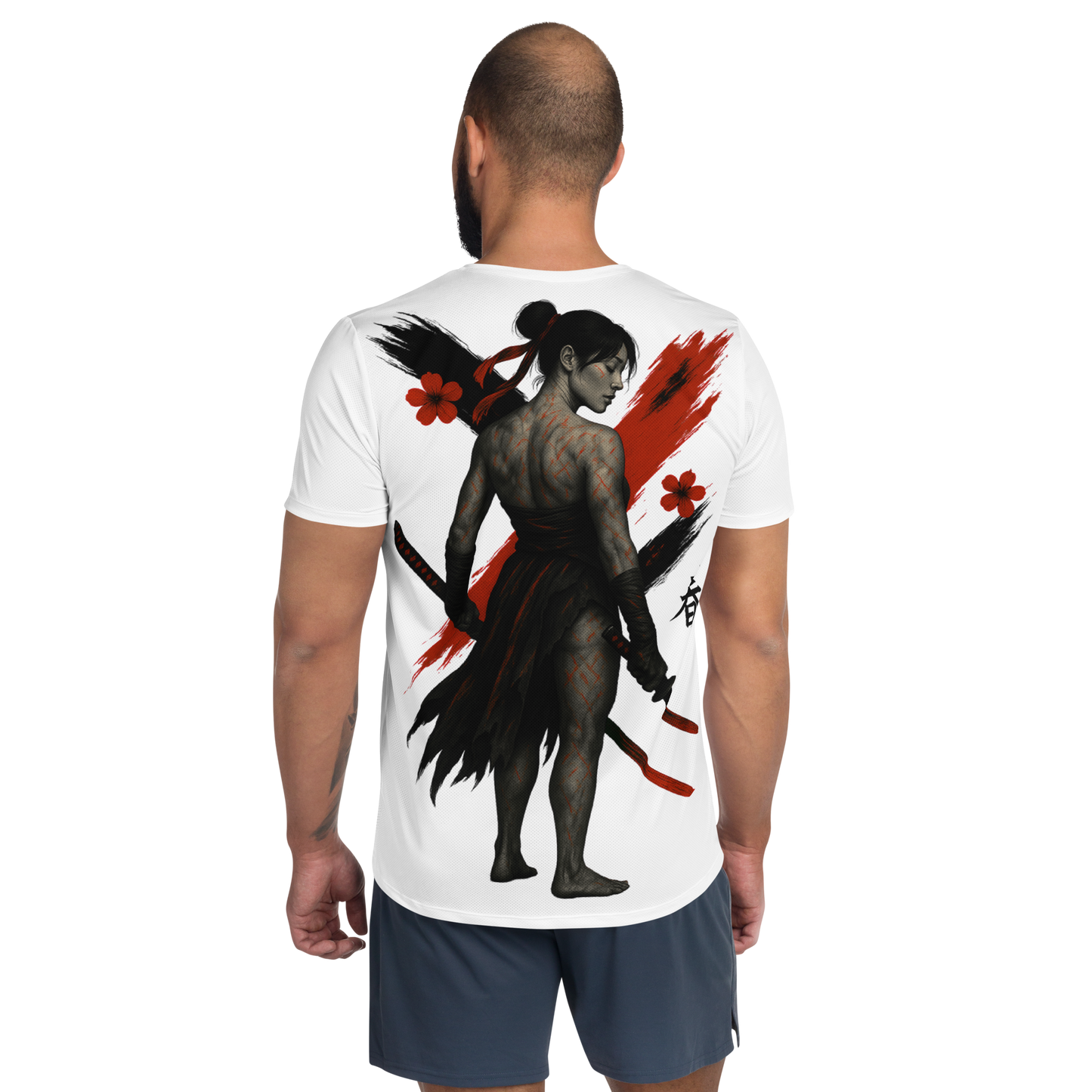 Men's athletic t-shirt Woundwalker (White)
