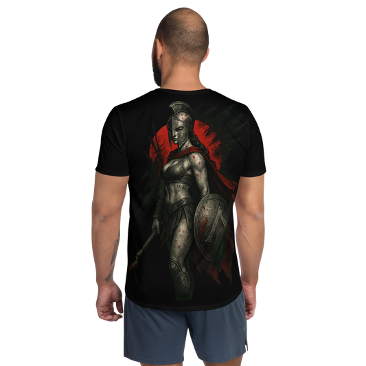 Men's athletic t-shirt The Iron Hymn (Black)