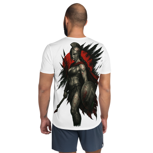 Men's athletic t-shirt The Iron Hymn (White)