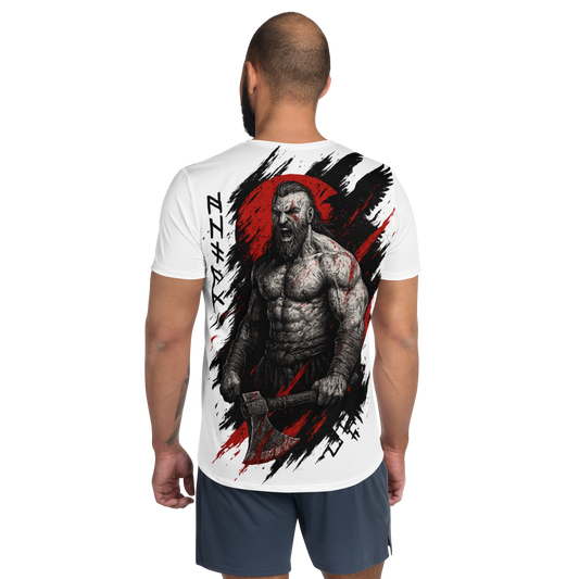 Men's athletic t-shirt Ragewalker (White)