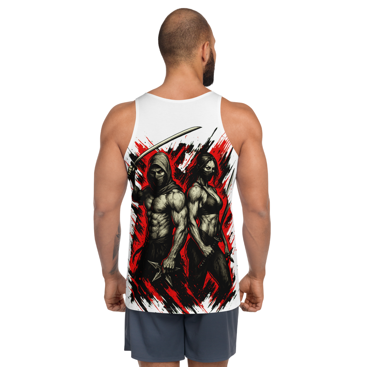 Unisex Tank Top Futatsu no Kage (White)