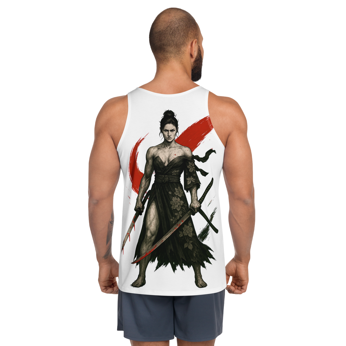 Unisex Tank Top Kiss of the Blade (White)