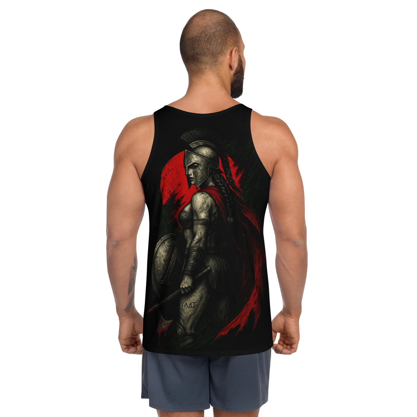 Unisex Tank Top The Axe of Lacedaemon (Black)