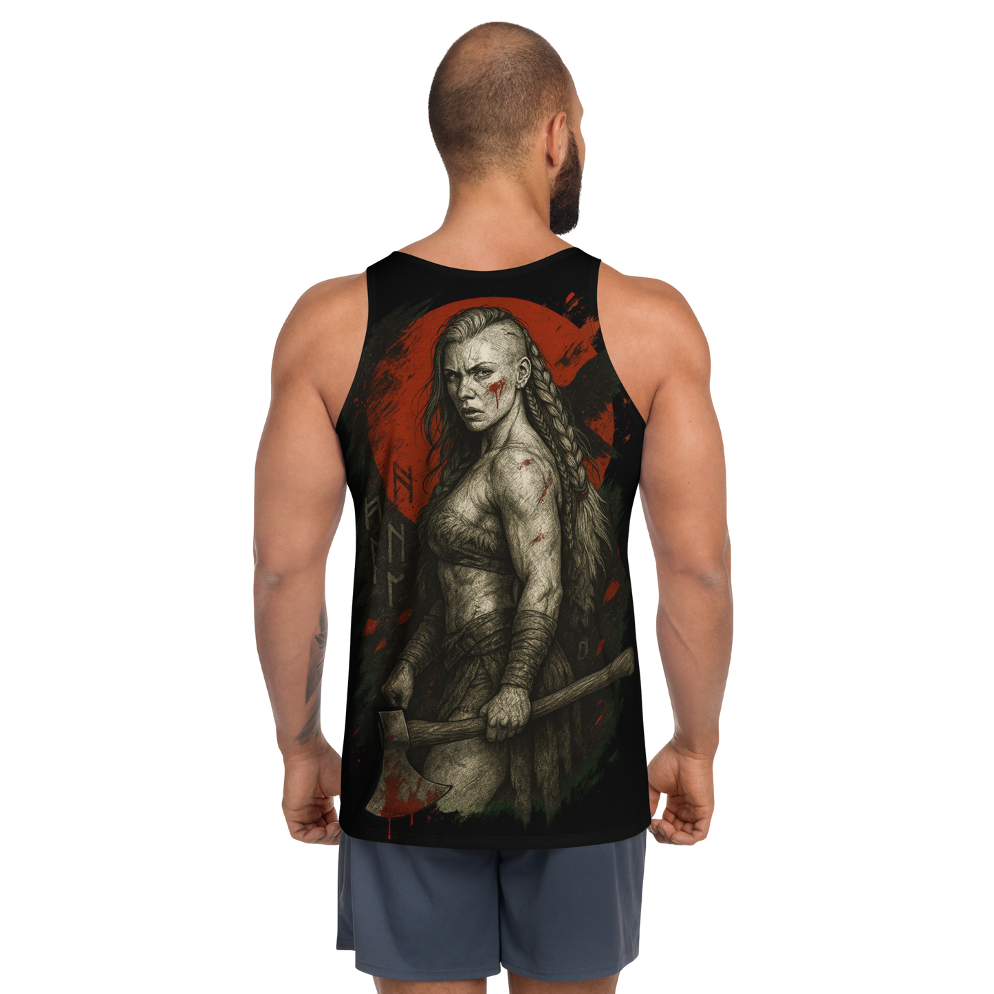 Unisex Tank Top Freyjas Wrath (Black)