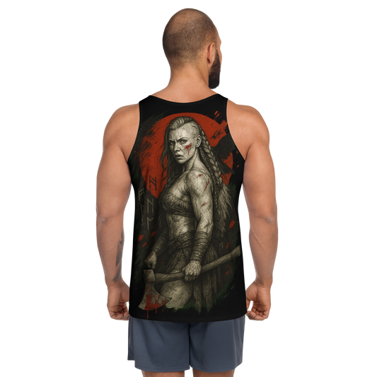 Unisex Tank Top Freyjas Wrath (Black)