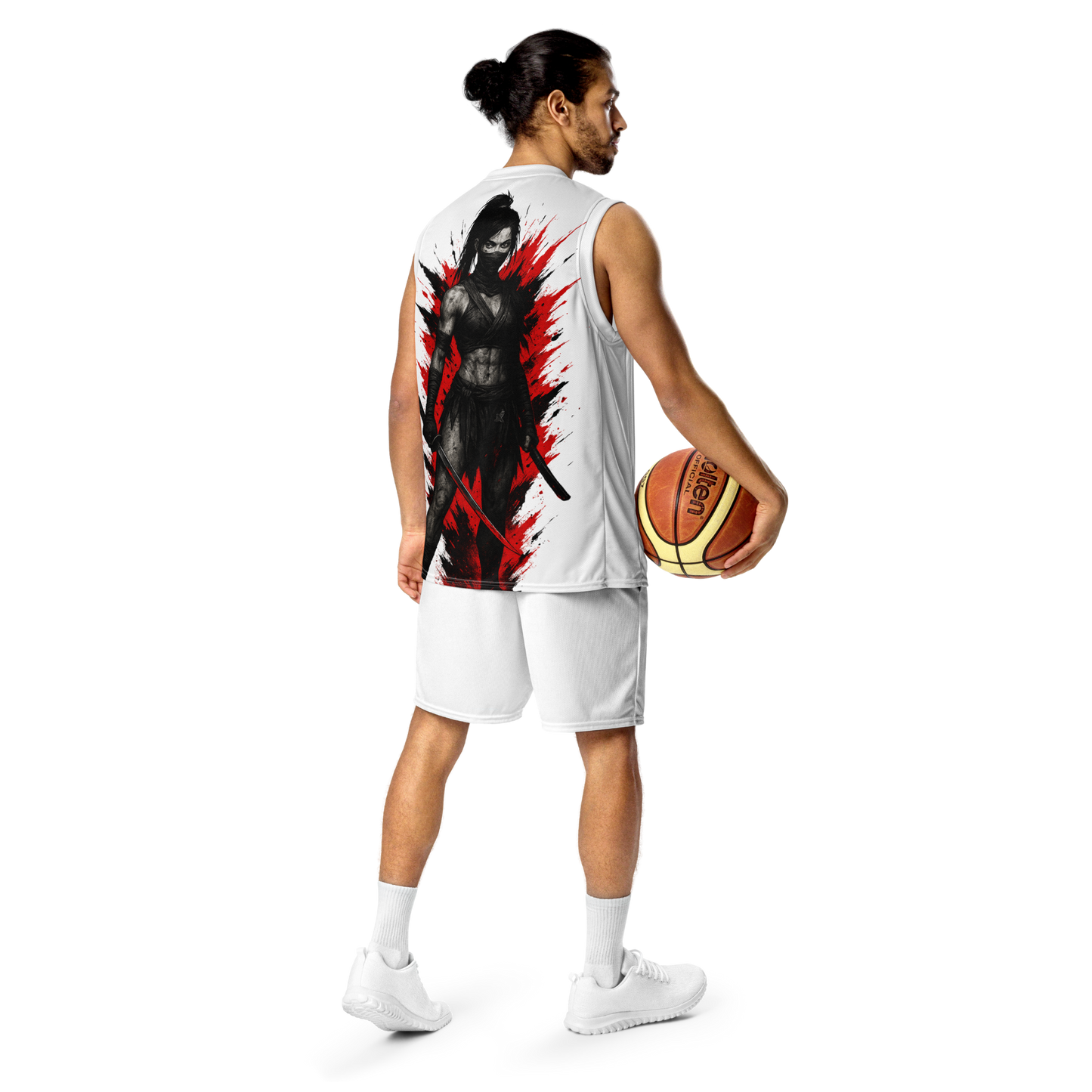 Unisex gym jersey Kurohana no Shi (White)