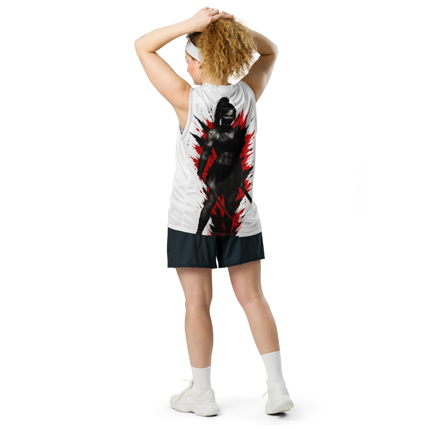 Unisex gym jersey Kurohana no Shi (White)