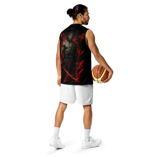 Unisex gym jersey Akaryu no Kenshi (Black)
