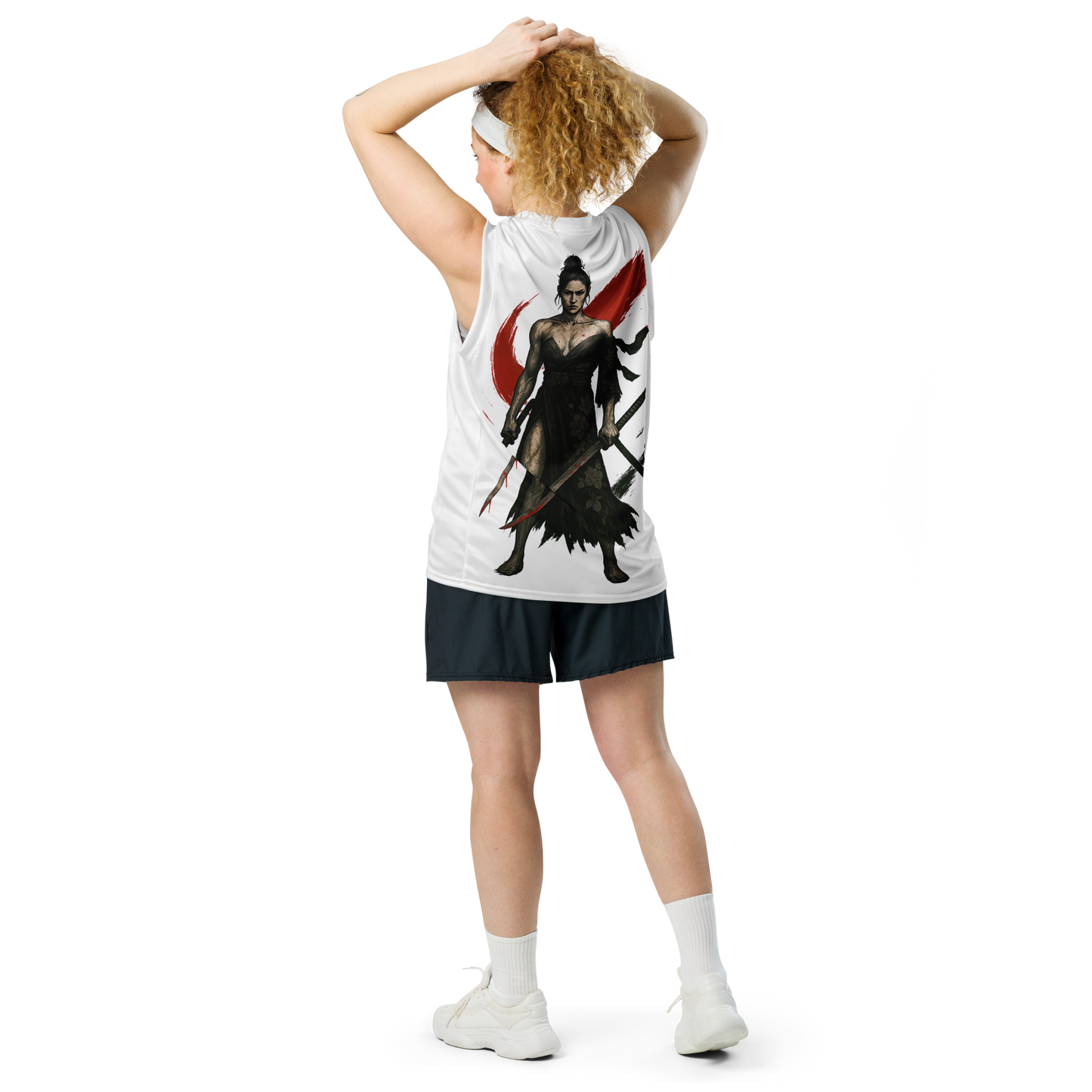 Unisex gym jersey Kiss of the Blade (White)
