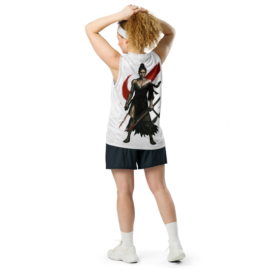Unisex gym jersey Kiss of the Blade (White)