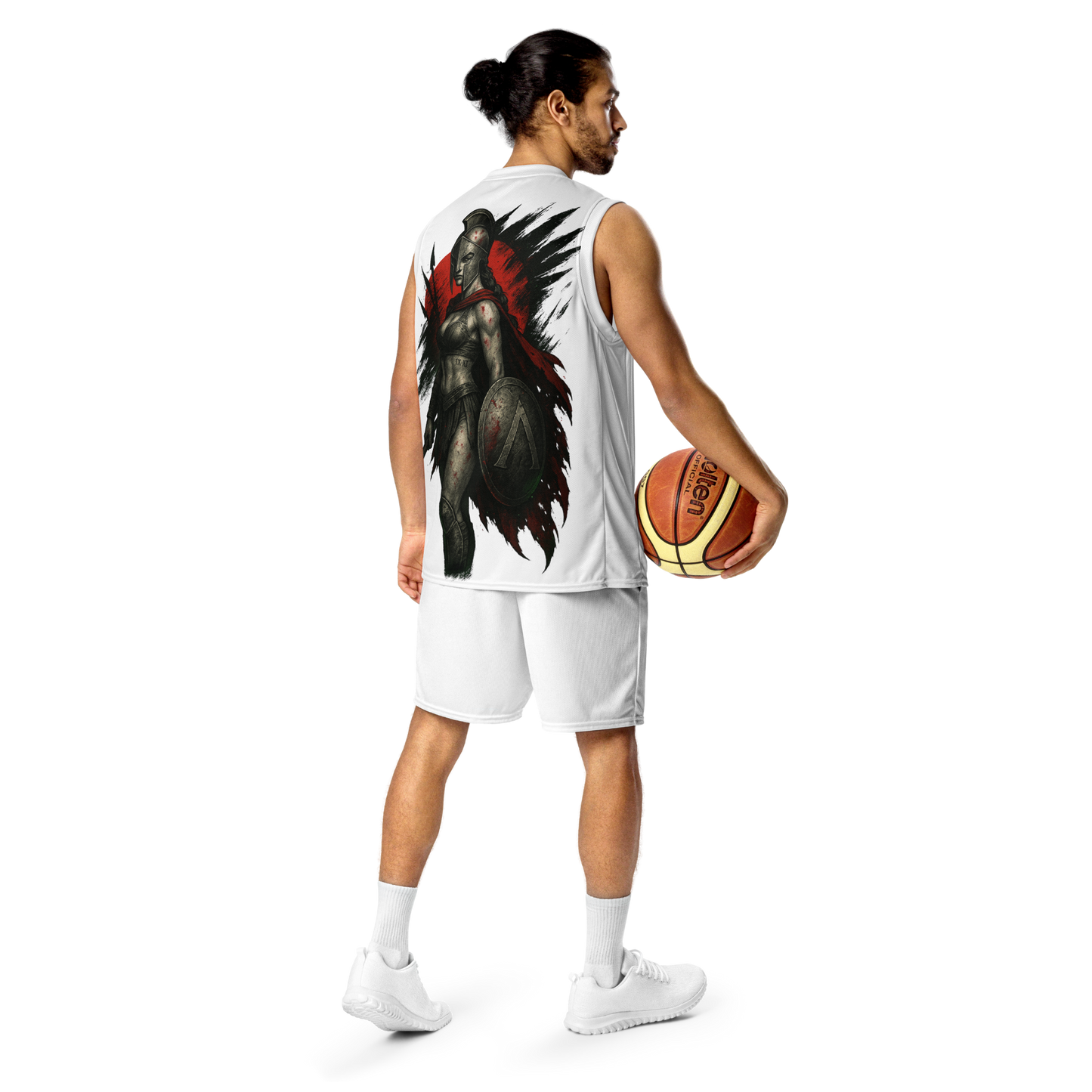 Unisex gym jersey The Iron Hymn (White)