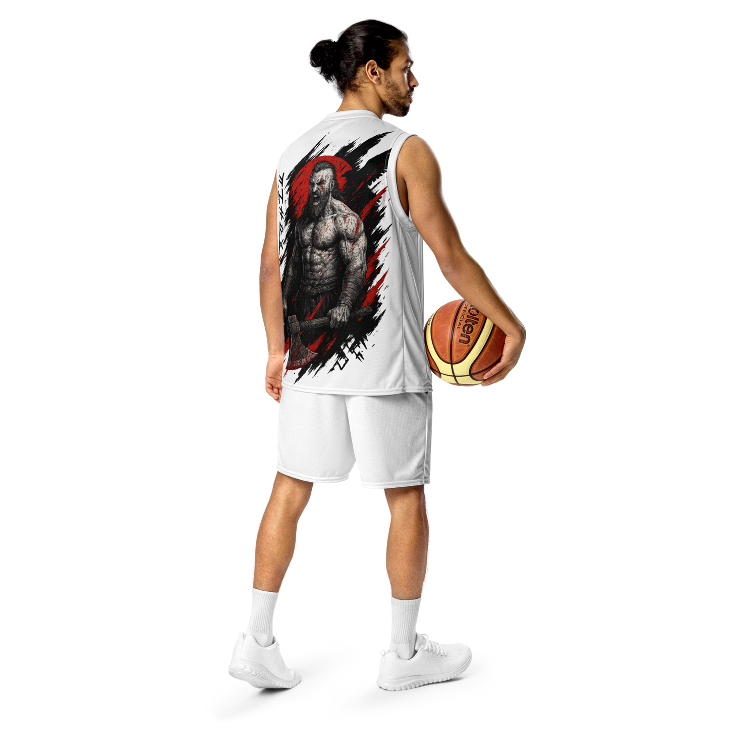 Unisex gym jersey Ragewalker (White)