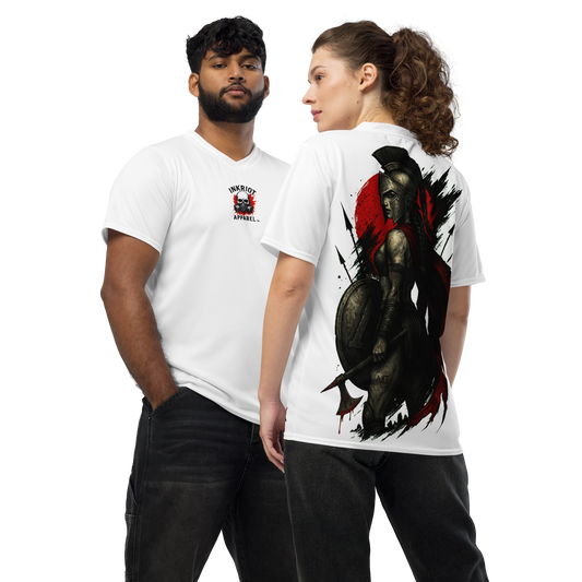 Unisex sports jersey The Axe of Lacedaemon (White)