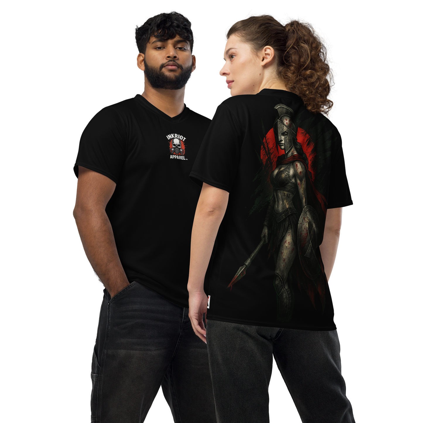 Unisex sports jersey The Iron Hymn (Black)