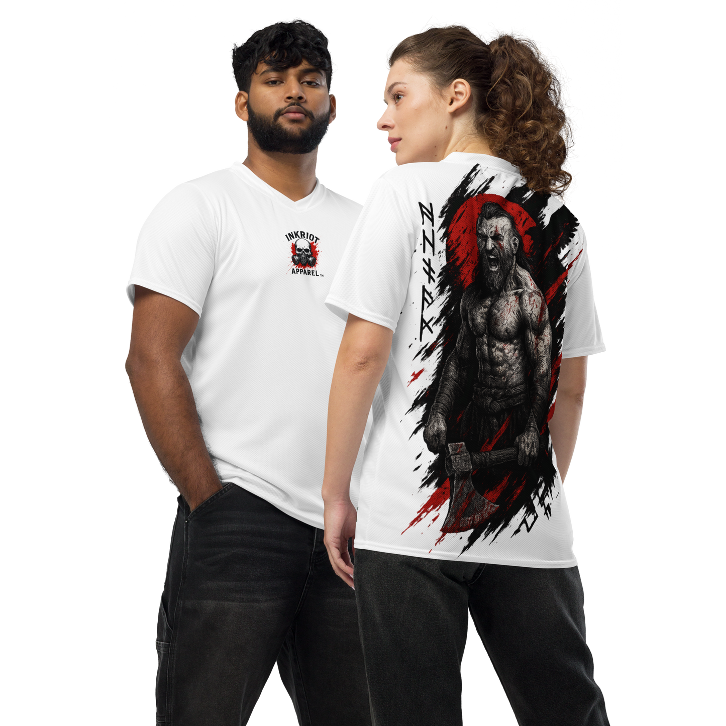 Unisex sports jersey Ragewalker (White)