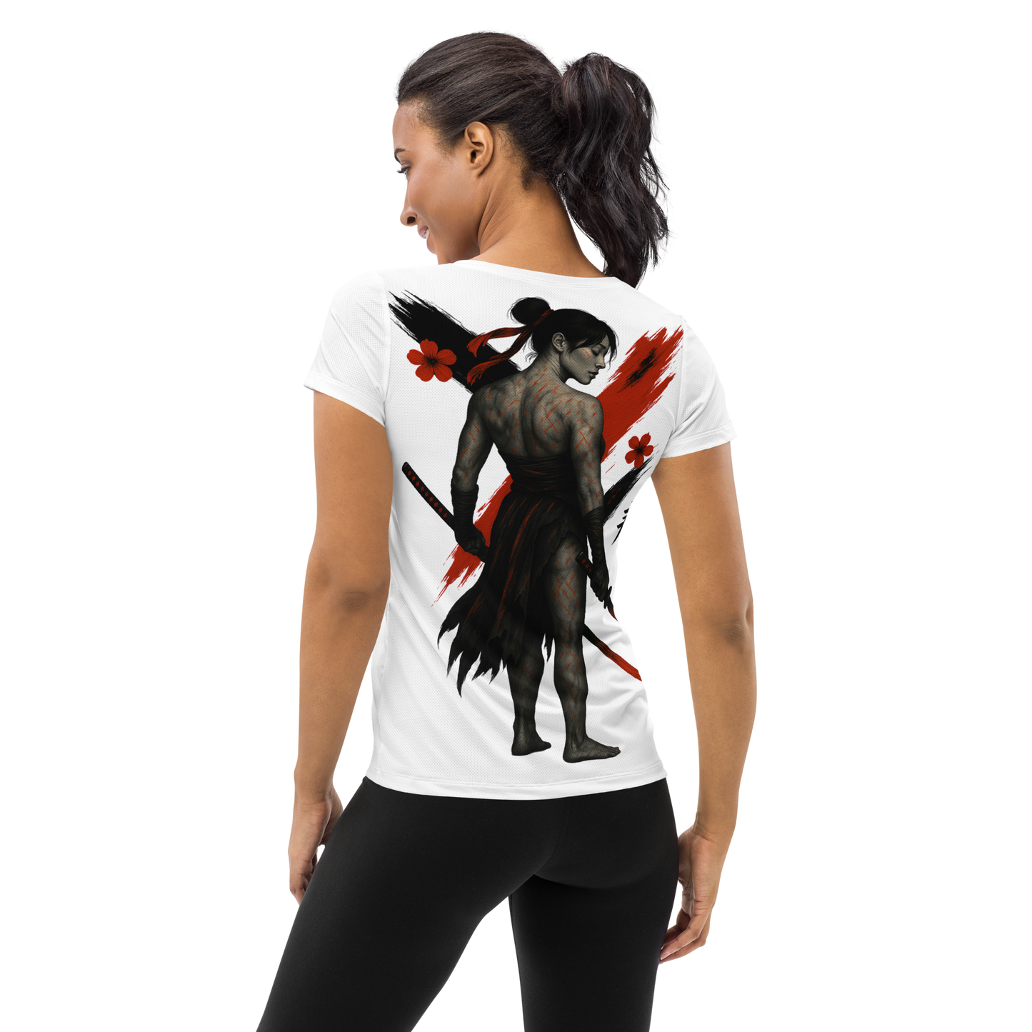 Women's athletic t-shirt Woundwalker (White)