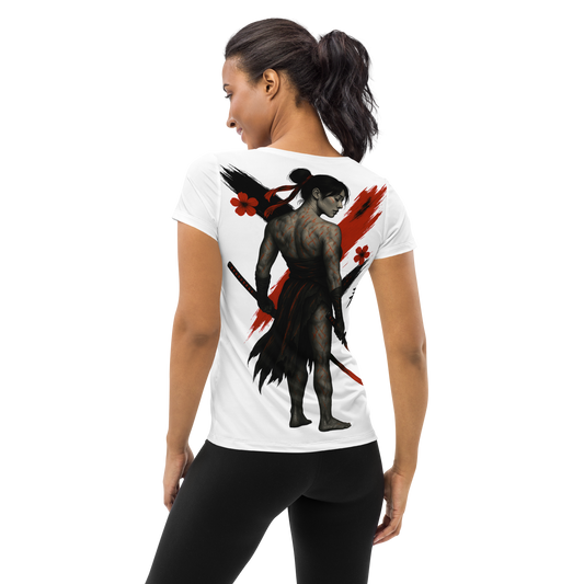 Women's athletic t-shirt Woundwalker (White)