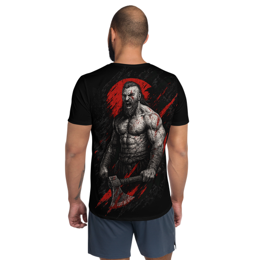 Men's athletic t-shirt Ragewalker (Black)