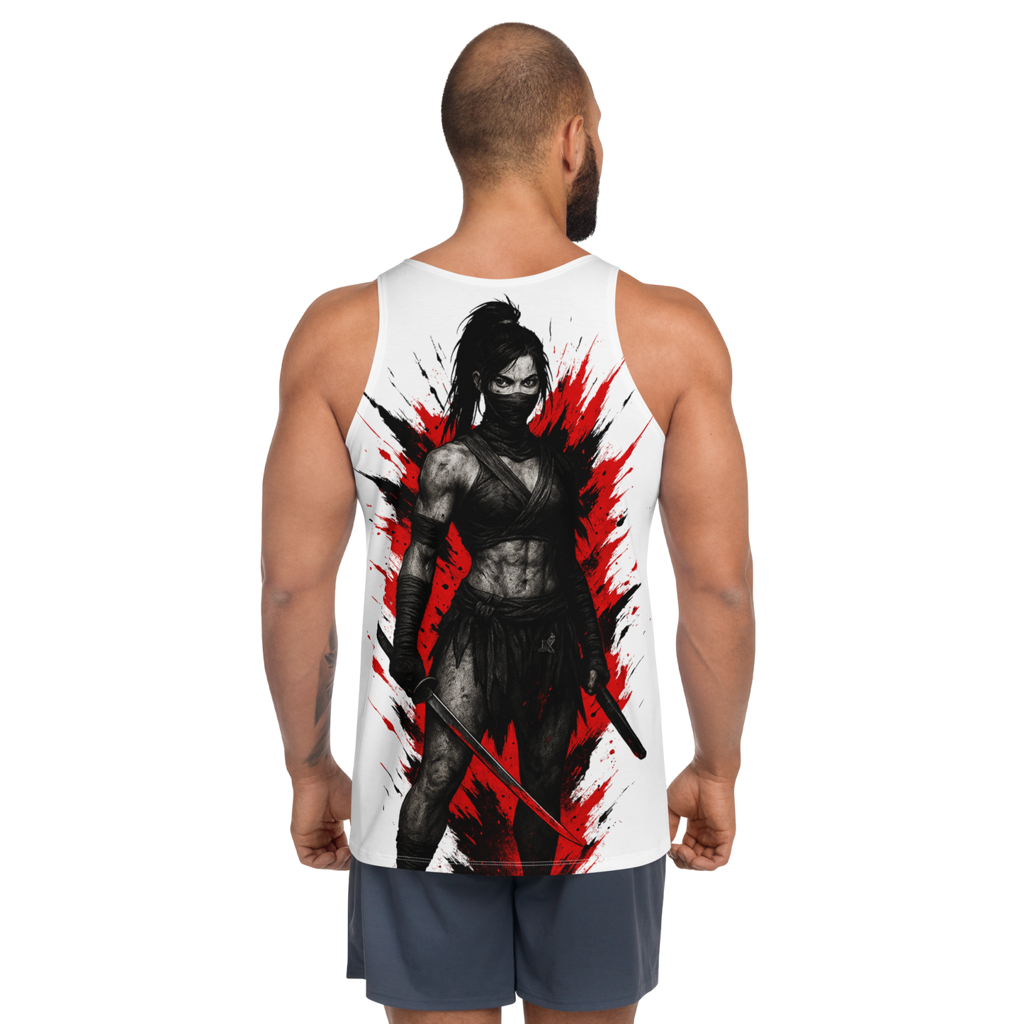 Unisex Tank Top Kurohana no Shi (White)