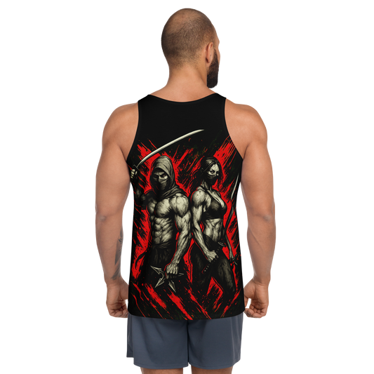 Unisex Tank Top Futatsu no Kage (Black)