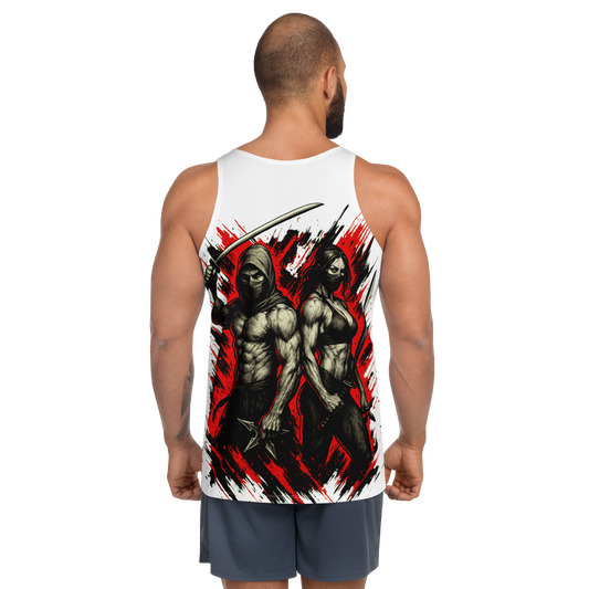 Unisex Tank Top Futatsu no Kage (White)