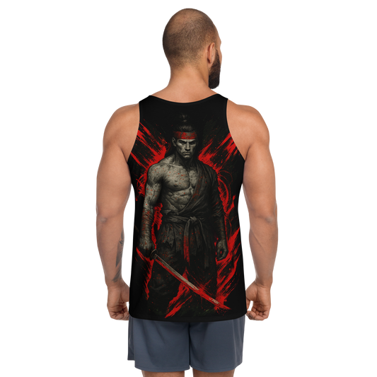 Unisex Tank Top Akaryu no Kenshi (Black)