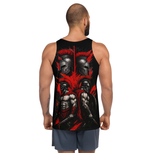 Unisex Tank Top Spartan Brotherhood (Black)