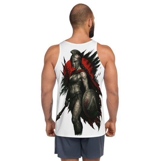 Unisex Tank Top The Iron Hymn (White)