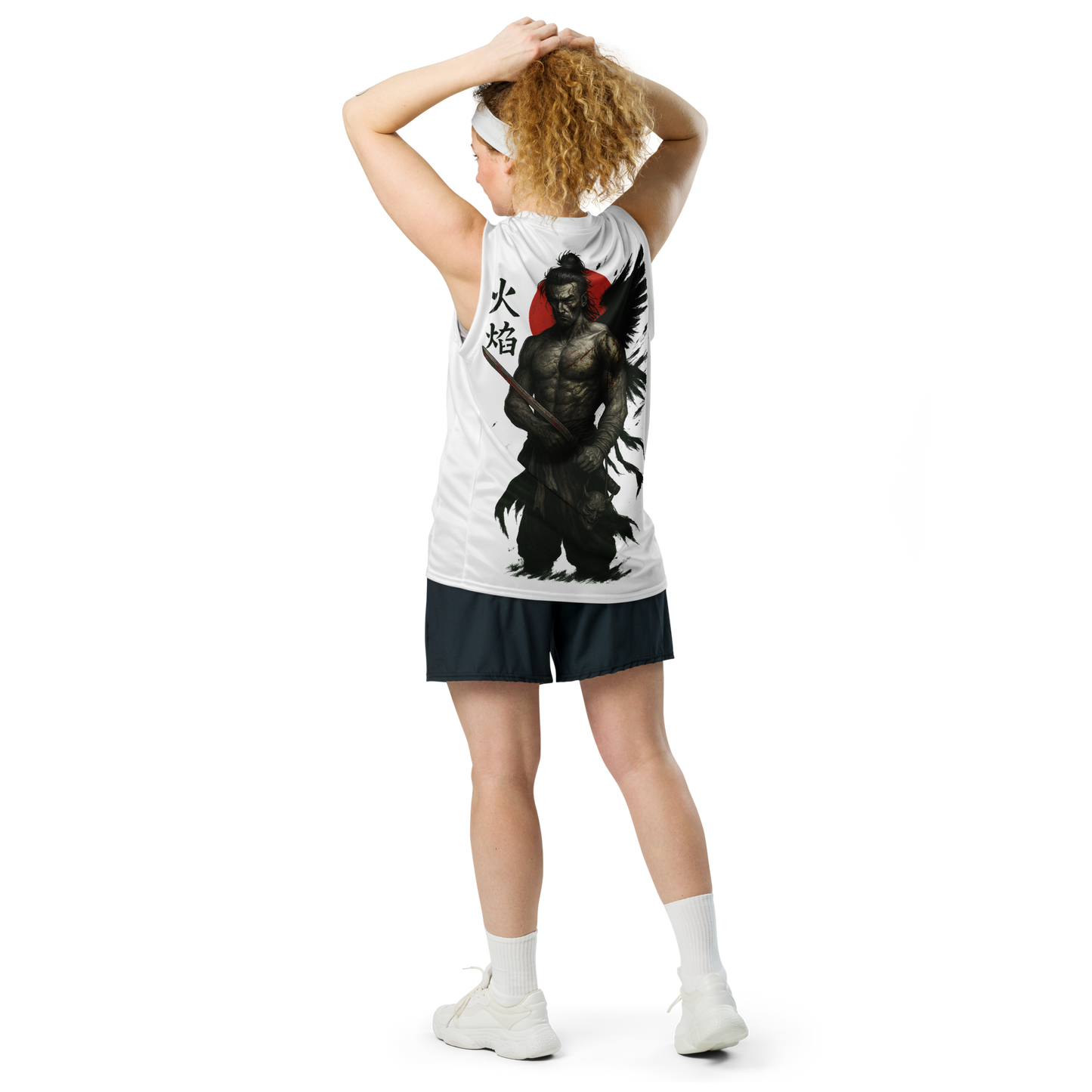 Unisex gym jersey Ashwalker (White)