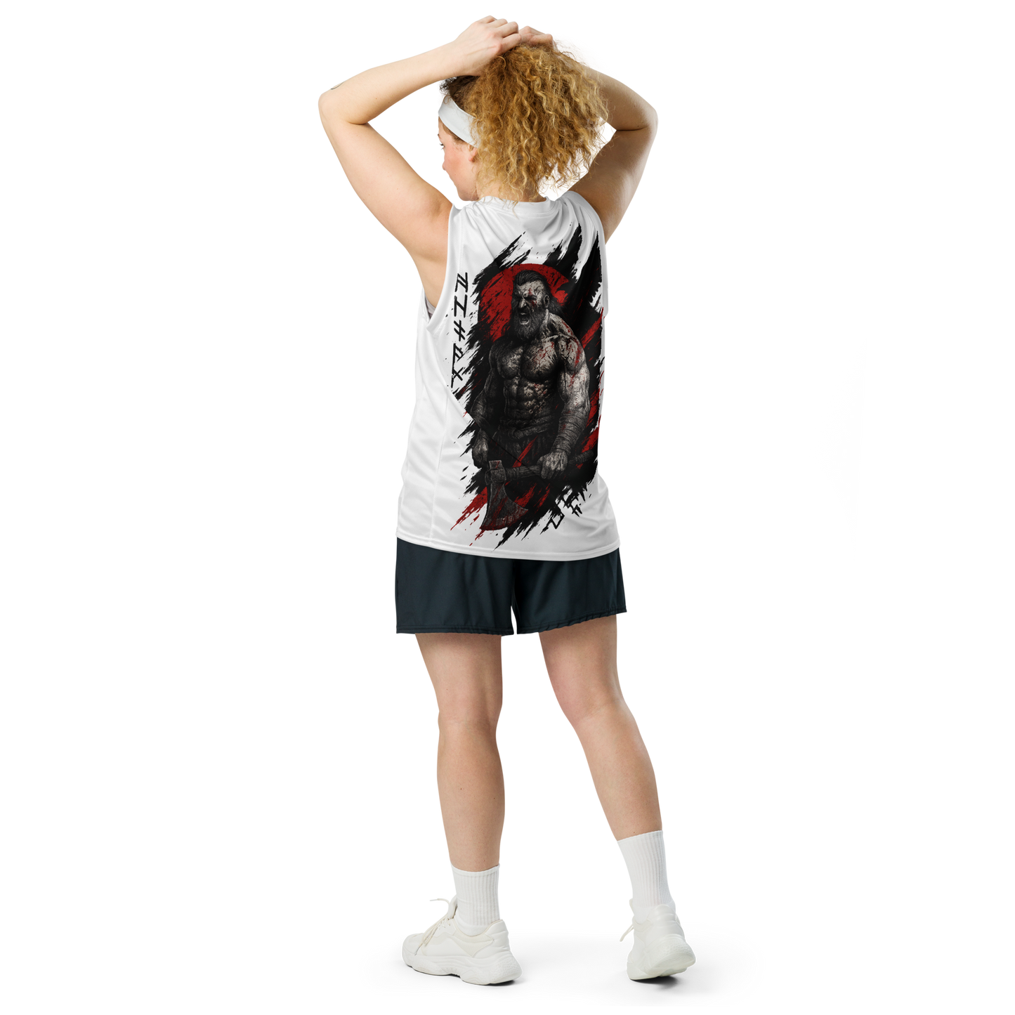 Unisex gym jersey Ragewalker (White)