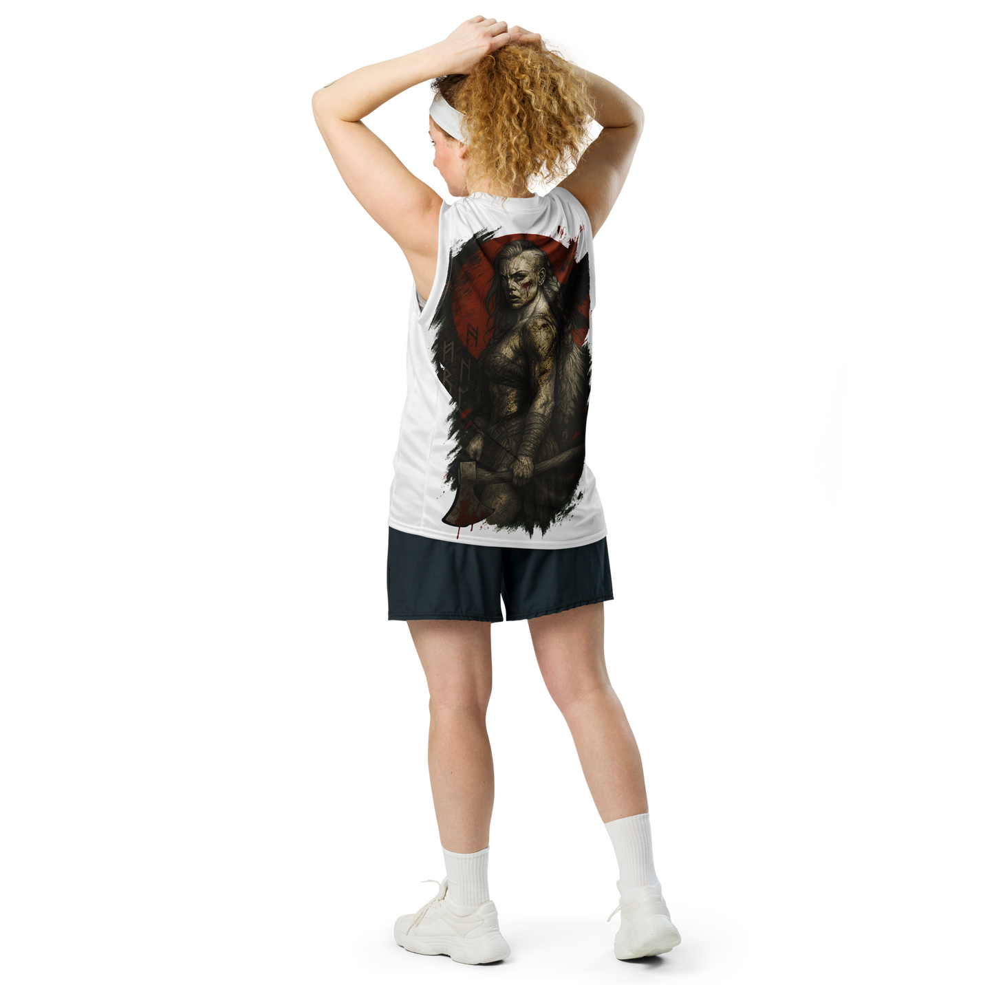 Unisex gym jersey Freyjas Wrath (White)
