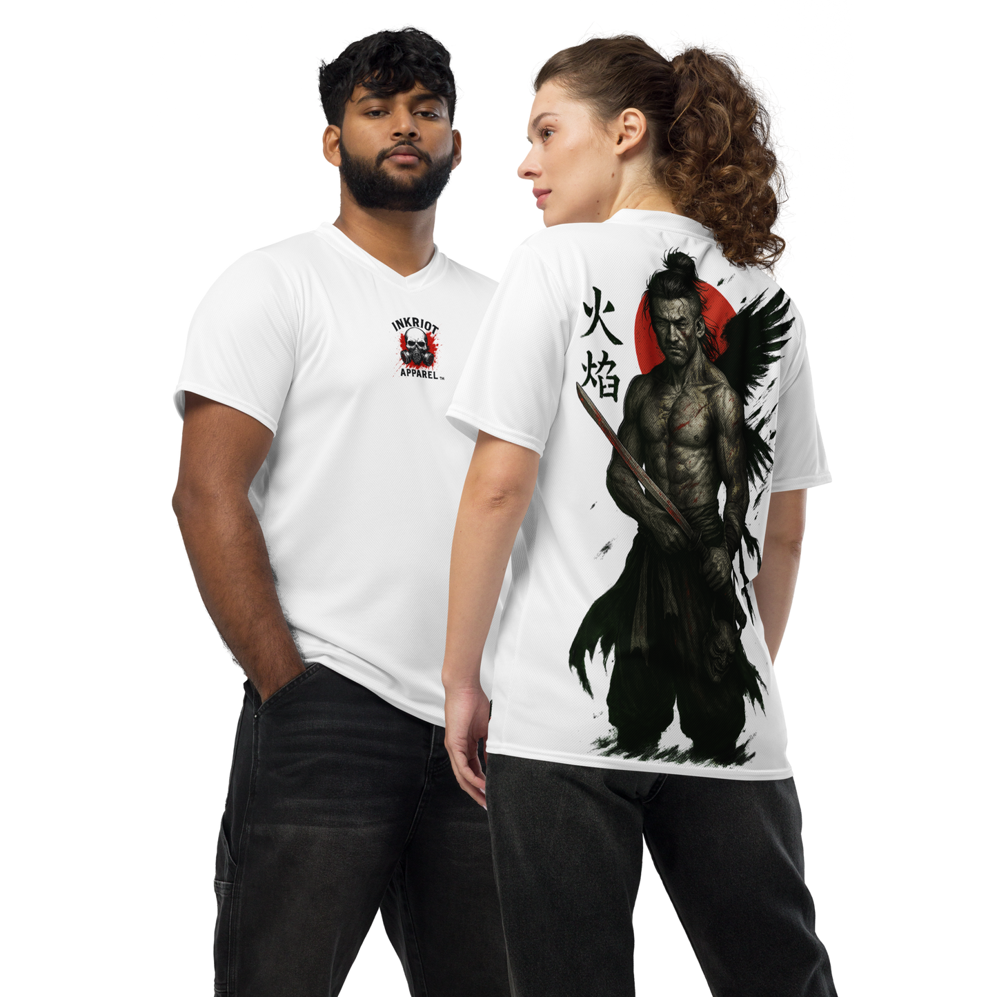 Unisex sports jersey Ashwalker (White)
