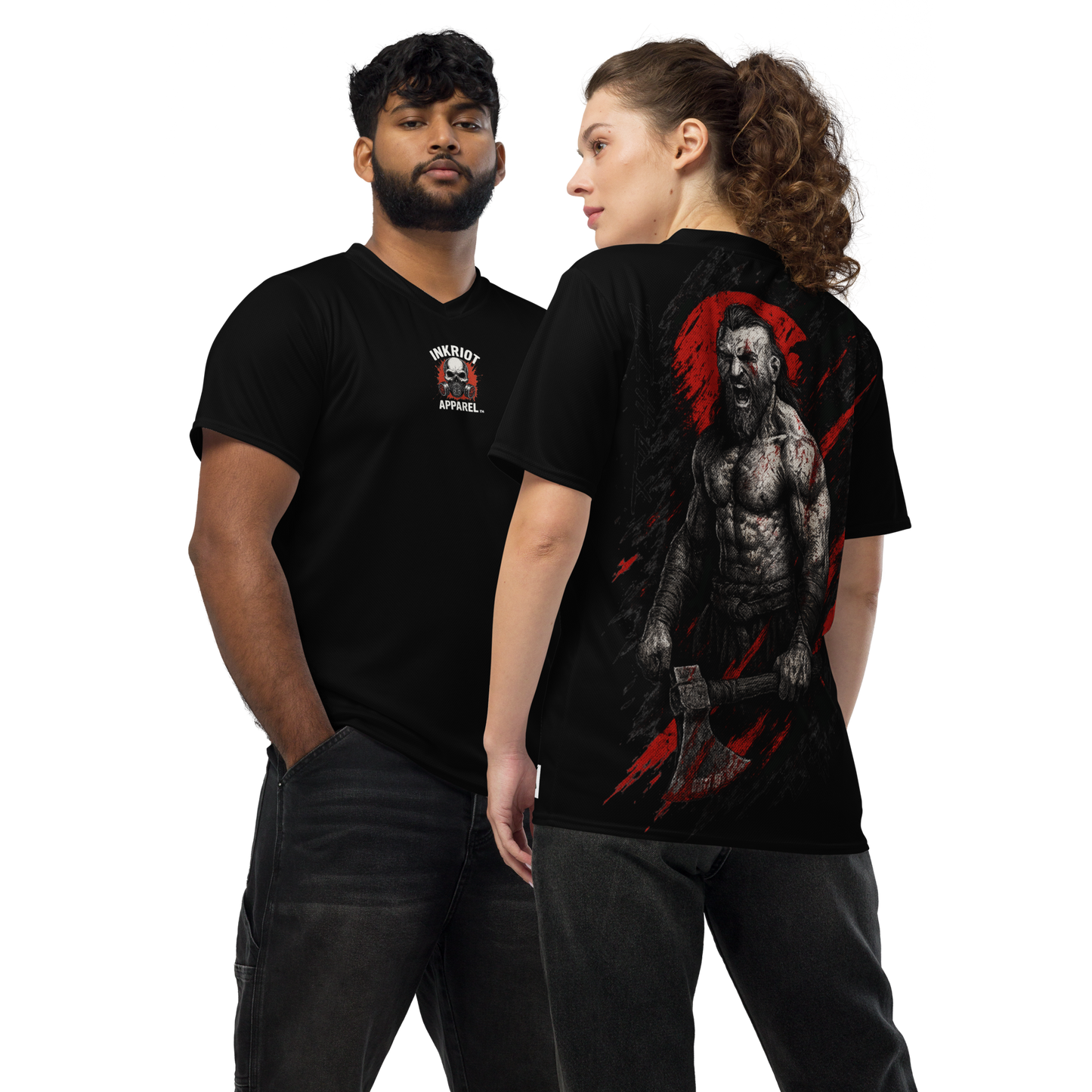 Unisex sports jersey Ragewalker (Black)