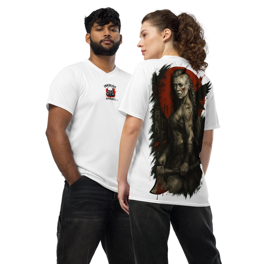 Unisex sports jersey Freyjas Wrath (White)
